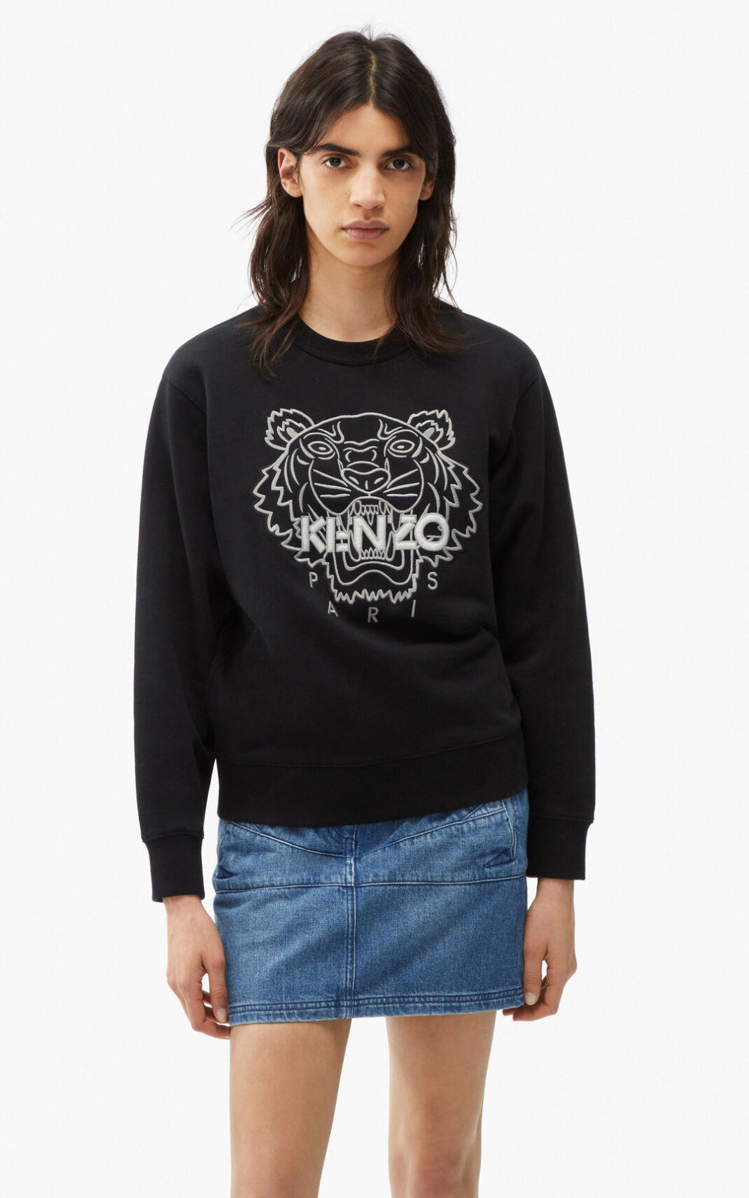 Kenzo Tiger Melegítő Felső Női Fekete | ID.402844